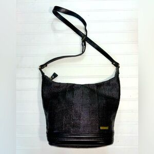 Liz Claiborne Womens Black Bag 13" Wide x 10" High x 4.5" Deep Very Good Cond.